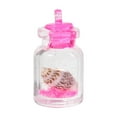 thumbnail image 2 of kkbbma under $5 Mini Glass Jar Small Glow in the Dark Seashell Drift Bottle Conch Glass Bottle Clear Round Bottle Decoration with Glow in the Dark Seashell for Home Decor DIY Crafts, 2 of 6