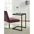 thumbnail image 1 of Table d’appoint en C avec plateau de verre Crane, 1 of 3