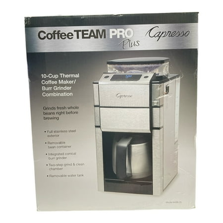 UPC 794151402409 product image for Capresso Silver 10 Cup Drip Coffee Maker with Programmable Timer | upcitemdb.com