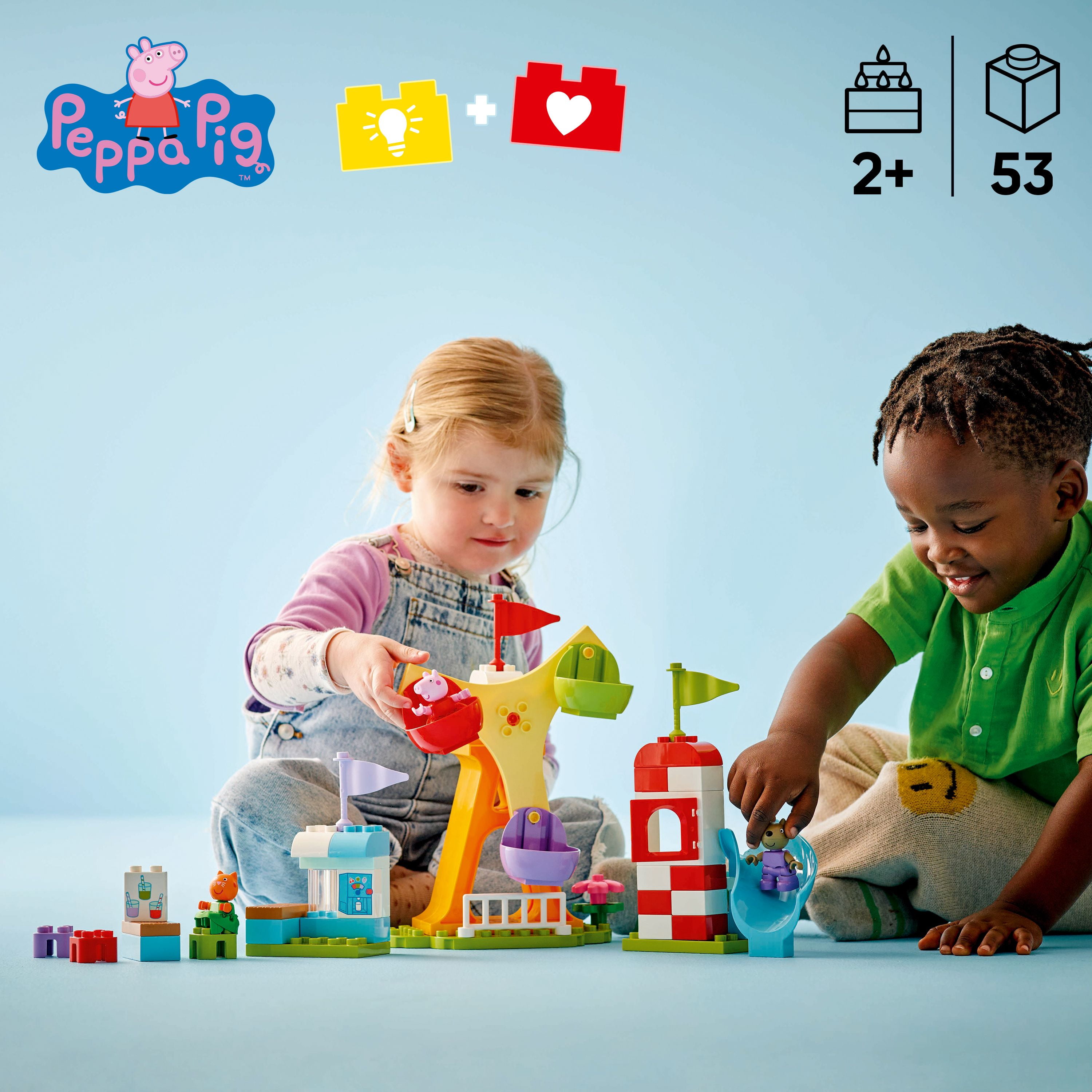 LEGO DUPLO Peppa Pig La fête foraine 10453 Ensemble de construction (53 pièces)