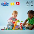 thumbnail image 2 of LEGO DUPLO Peppa Pig Funfair Toddler Toy - Sensory Toy Featuring Peppa Pig - Fun Gift for 2+ Year Old Boy or Girl - Helps Preschoolers Develop Color Sorting and Fine Motor Skills - 10453, 2 of 6