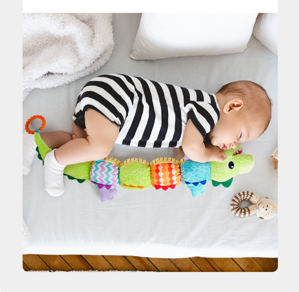 Baby Boy Toys for 0 3 6 9 12 Months, Soft Tummy Time Toy with Multi Textures,Rattle,Crinkle,Newborn Baby Stuffed Animal Toy, Baby Gift,Caterpillar