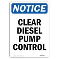 thumbnail image 1 of SignMission OS-NS-A-1218-V-10657 12 x 18 Po Panneau de Signalisation OSHA - Commande de Pompe Diesel Claire, 1 of 1