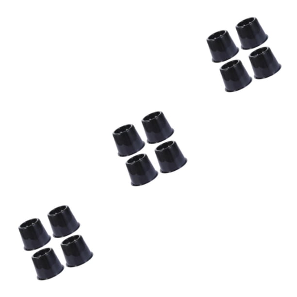 Naiovety 4 unids/set elevadores de cama fuerte capacidad de carga duradero fácil instalación amplia aplicación elevador negro 3 pulgadas Type1 NO1