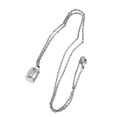 thumbnail image 1 of Collar Colgante Hugo Recuerdo Acero Inoxidable Plata, 1 of 5