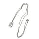 thumbnail image 1 of Collar de urna con colgante de cilindro pequeño para cenizas de humanos, mascotas, mujeres, hombres y perros. Plata, 1 of 5