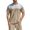 Khaki, variant on DPTALR Men's Casual Color Block T-Shirt,Short Sleeve Round Neck,Breathable Soft Fabric,Regular Fit,Army Green, M