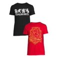 thumbnail image 2 of Harry Potter Men's & Big Mens Gryfinder & Hogwarts Graphic Tee Shirts, 2-Pack, Sizes S-5XL, 2 of 6