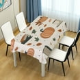 thumbnail image 4 of Yayeee Tablecloths 60" x 120" Rectangle Wrinkle Resistant Party Table Cover, Beige Fall Leaves, 4 of 8