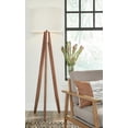 thumbnail image 2 of Signature Design by Ashley Contemporary Dallson Wood Floor Lamp, Brown, 2 of 3