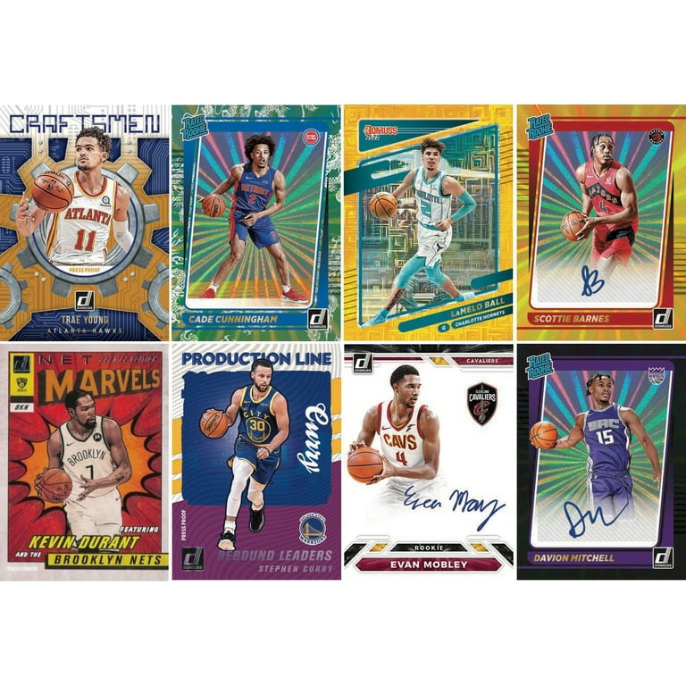 Panini Donruss 21-22 Basketball Value Box with 8 Cards per