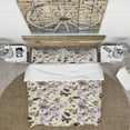 thumbnail image 3 of Designart 'Butterflies and Flowers' Cabin & Lodge Duvet Cover Set, 3 of 4