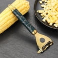 thumbnail image 5 of Cobb Gobbler Corn Shucker, Cobbgobbler Effortless Corn Stripper, Corn Stripper, Corn Peeler, Stainless Multifunctional Kitchen Grips Corn Planer Cob Cutter Kernels(A), 5 of 7