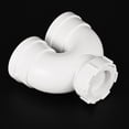 thumbnail image 3 of Accesorio Tubería PVC U-Forma 50mm ID Unique Bargains Blanco Paquete de 1, 3 of 5