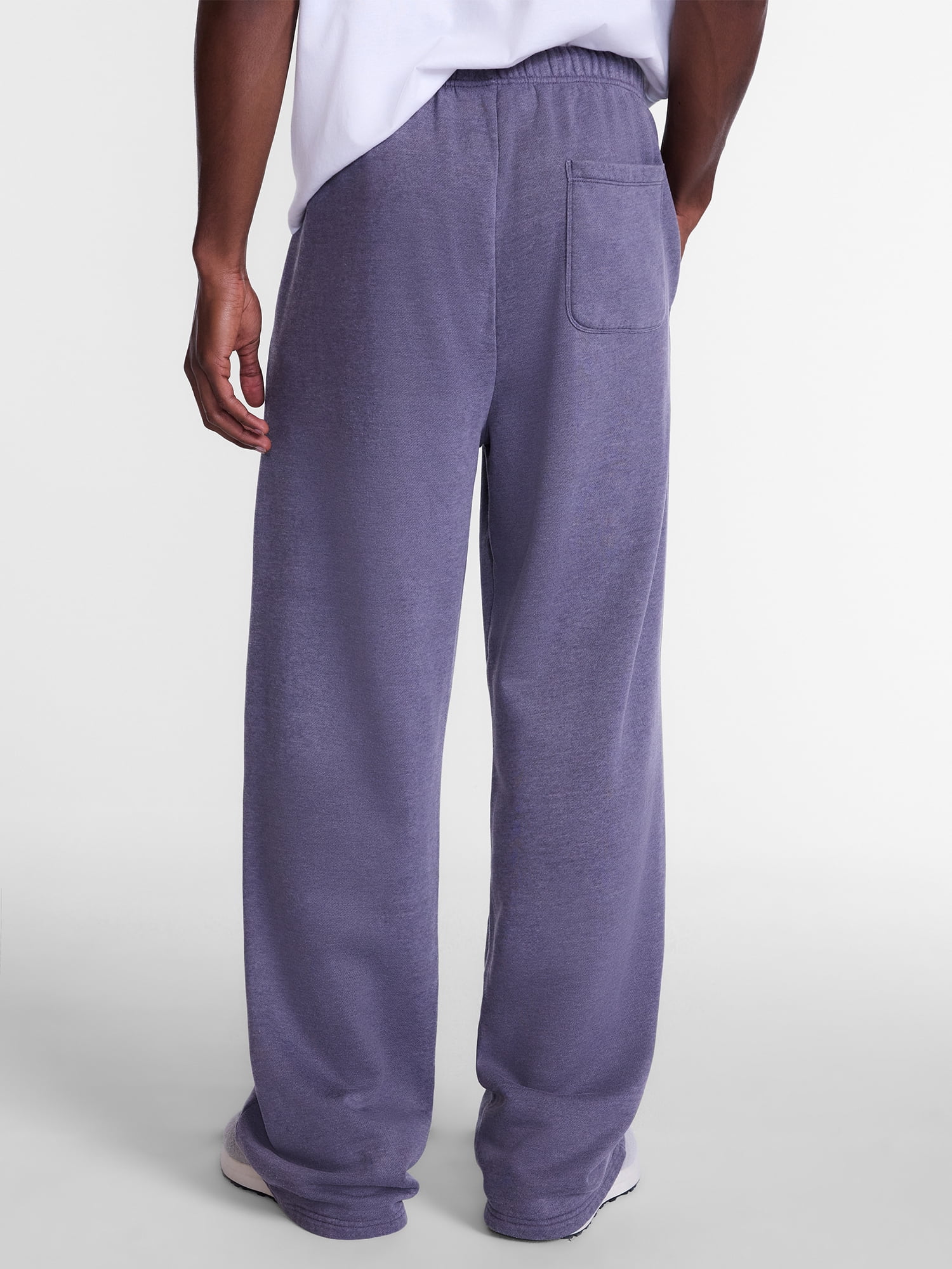 No Boundaries Fleece Open Hem Sweatpants, Men's XS-5XB