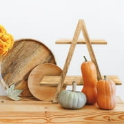 Way To Celebrate Harvest Tiered Wood Triangle Shelf