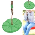 thumbnail image 2 of Asiento de columpio de disco para , cuerda de escalada con columpio de disco Columpio de patio de para casa de árbol, ejercicio diario en SM SunniMix asiento de columpio para niños, 2 of 8