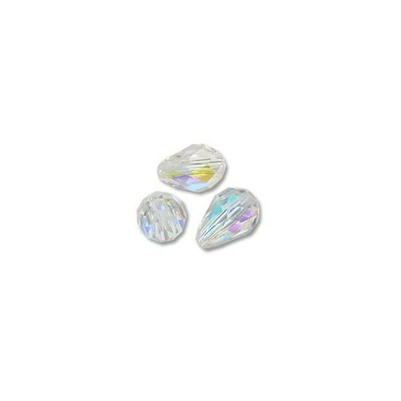 - Swarovski Tear Drop Beads 5500 9x6mm Crystal AB (Package of 1)