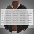 thumbnail image 4 of Goodtrade8 Windproof Jackets for Men Winter Big and Tall Raincoat Casual Plain Long Sleeve Stand Collar Zip up Coat for Men, 4 of 8