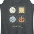 thumbnail image 3 of Avatar - The Last Airbender - Nations Symbols - Women's Racerback Tank Top, 3 of 5