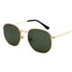 thumbnail image 1 of Sonducket Gafas de sol cuadradas pequeñas para hombres y mujeres Protección Materiales cómodos Lentes polarizadas dorado negruzco verde Type1 NO1, 1 of 6