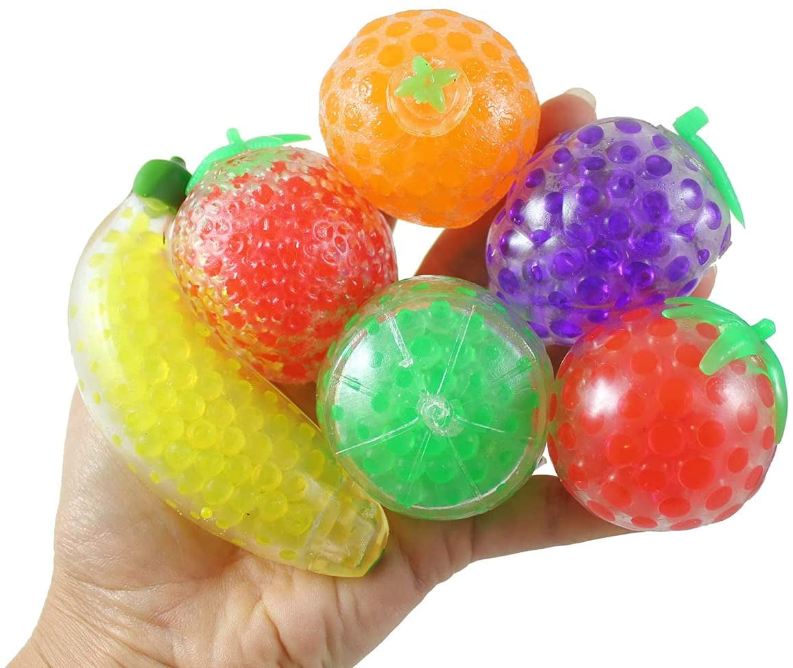 1pc Anti Stress Bead Gel Ball Autism Squeeze Fidget Sensory Orbeez Filled Toy 