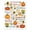 Harvest, variant on Current Halloween Victorian Stickers- 48 stickers, Two 8-1/2" x 11" Sheets, Retro Vintage