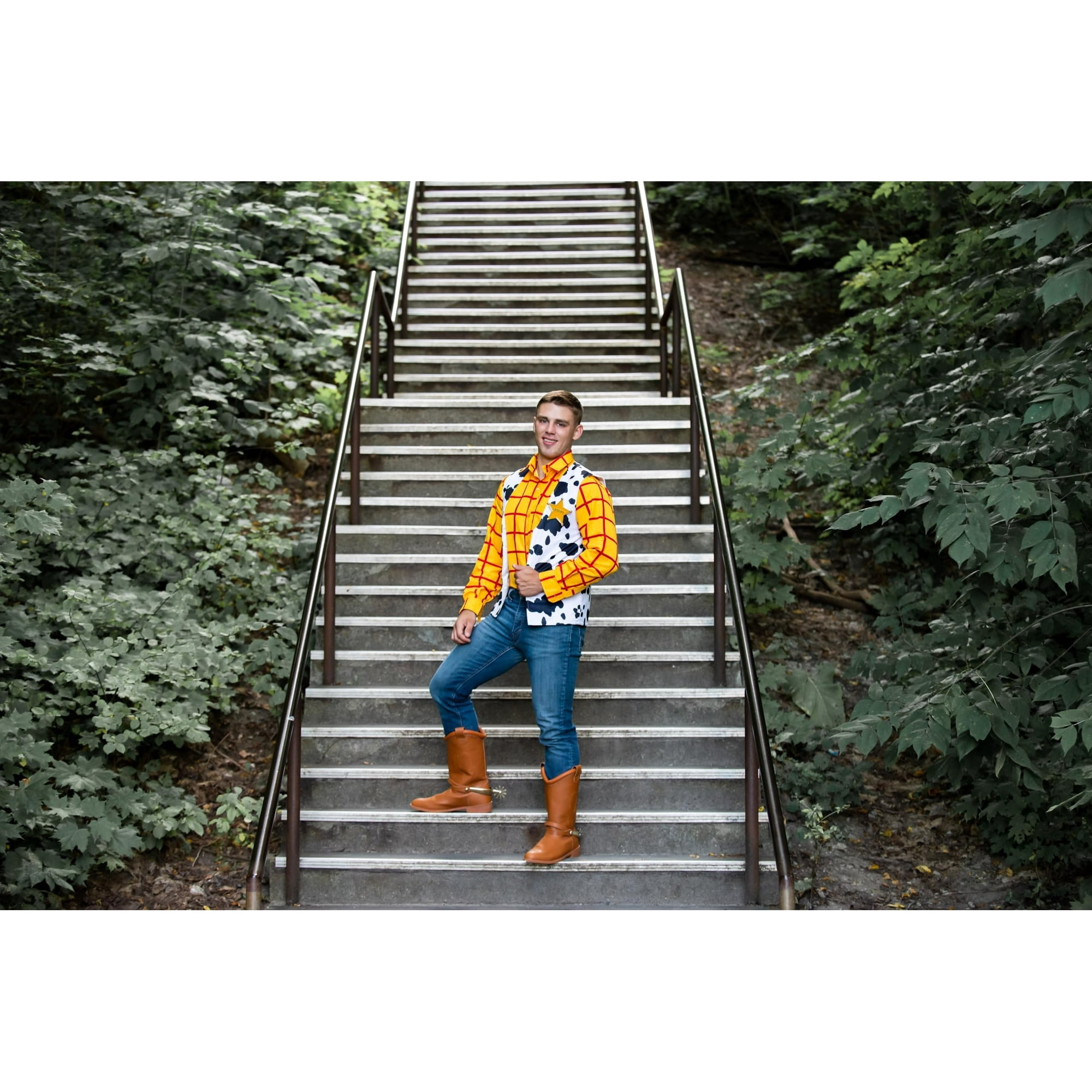 Sheriff Woody Cowboy Shirt Halloween Costume Cosplay