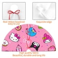thumbnail image 3 of Lsque Sanrio Print Christmas Tree Skirt, Tree Skirt with Ties or Velcro, Perfect for Holiday Decorations, Halloween, and New Year-48", 3 of 7