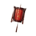 thumbnail image 4 of Lámpara colgante tradicional de madera con enchufe chino, farol con forma de caballo giratorio para casa de té Diámetro 34cm, 4 of 9