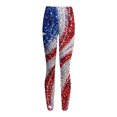 thumbnail image 5 of 250th Anniversary Womens Pajama 1776-2026 USA Flag Print Elastic High Waist Leggings Wide Leg Relaxed Fit Sleepwear Yoga Pants, #01 Wine, XL, 5 of 6