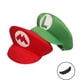 thumbnail image 3 of Gorro de dibujos animados de Super Mario Bros para niños y adultos, gorro de Cosplay de Luigi, juego clásico, figura de Anime, ropa divertida de Halloween, regalos de fiesta1121, 3 of 4