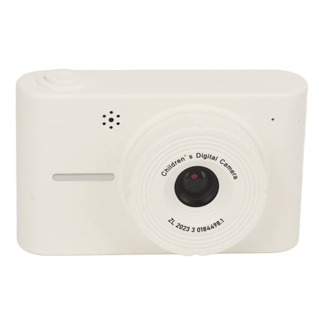 Yajisi 40MP 1080P Compact Digital Camera Dual Lens 8X Zoom IPS Screen Anti-Shake Autofocus Selfie Camera for Students & Kids White