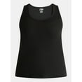 thumbnail image 5 of Terra & Sky Women’s Plus Ribbed Tank Top, Sizes 0X-5X, 5 of 5