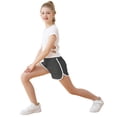 thumbnail image 6 of Resinta Girls 4-Pack Athletic Shorts Quick Dry Dolphin Hem Active Shorts for Kids, Sizes 4T-12 Years, 6 of 9