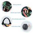 thumbnail image 7 of FORMRS Women's Travel Backpack Purse Anti-Theft Hidden Pockets Casual Shoulder Bag, Flamingo Leaves Pattern, 7 of 7