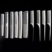 Moderna 10Pcs Professional Carbon Combs Hairstylist Cutting Antistatic for Hair Salon