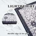 thumbnail image 6 of Washable 3x7 Entryway Runner Rug: Farmhouse Wide Kitchen Rug Soft Water Resistant Floor Mat For Bathroom Bedroom Non-slip Indoor Carpet Living Room Dining Hallway(3x7 Black), 6 of 9