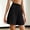 Black, variant on IUYRTFE Women High Waist Yoga Shorts with Pockets Stretch Elastic Waist Workout Bottoms for Gym Running