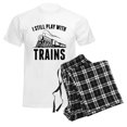 thumbnail image 6 of CafePress - I Still Play With Trains Men's Light Pajamas - Men's Light Loose Fit Cotton Pajama Set, 6 of 7