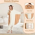 thumbnail image 3 of Flying Squirrel Pajamas Polyester CANASOUR Onesie Adult Funny Christmas Suit Animal Jumpsuit Medium, 3 of 6