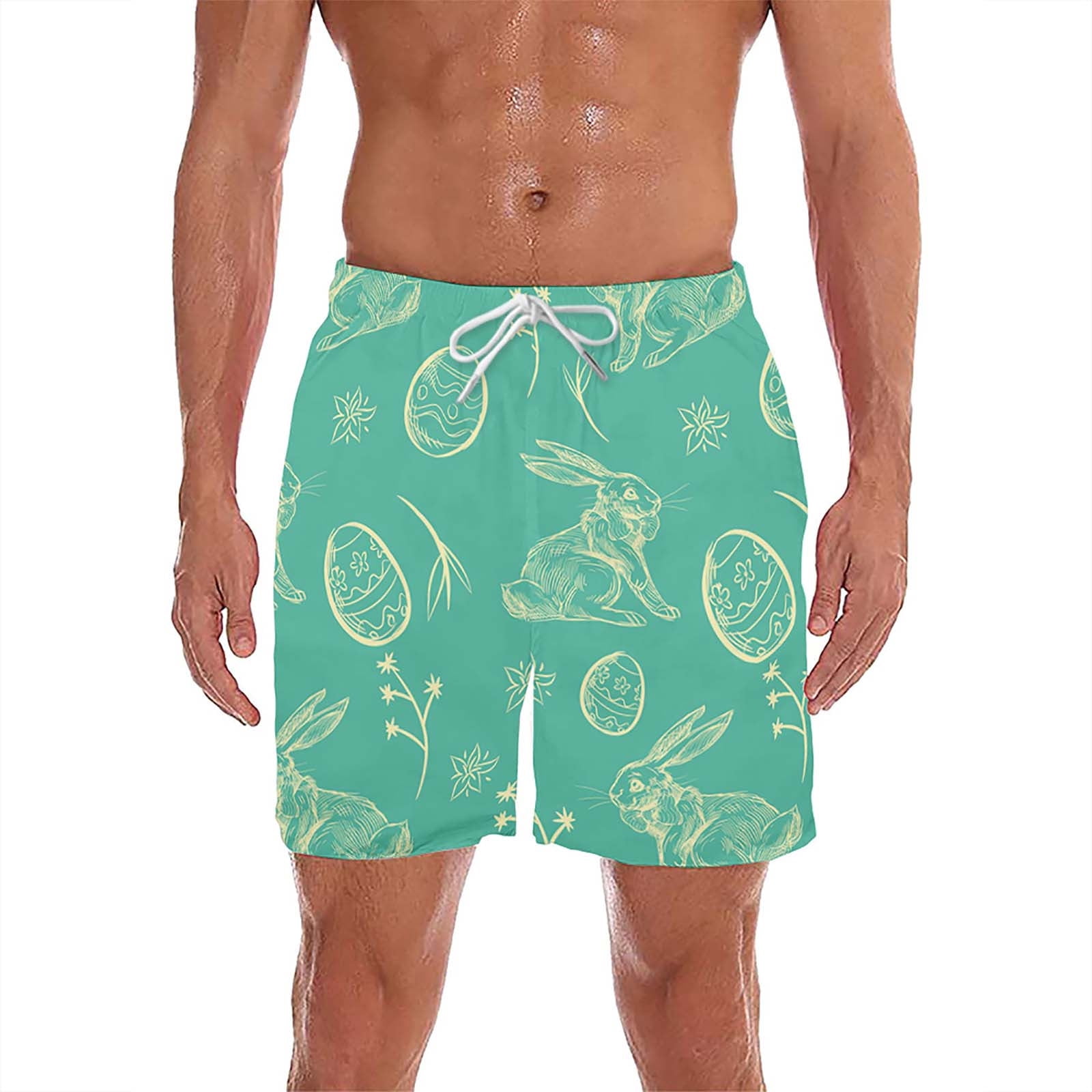 JYNZ Mens Swimming Trunks No Mesh Men 
