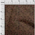 thumbnail image 2 of oneOone Rayon Brown Fabric Paisleys Sewing Fabric By The Yard Printed Diy Clothing Sewing Supplies 56 Inch Wide, 2 of 4