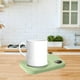 thumbnail image 1 of Calentador de café, calentador de tazas, apagado automático, portátil, temperatura ajustable, calentador de bebidas eléctrico, placa para dormitorio, verde, 1 of 8