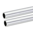 thumbnail image 5 of Uxcell Aluminum Round Tube Seamless Straight Tubing 25mm OD 19mm Inner Dia 300mm Length 6063 2 Pack, 5 of 5