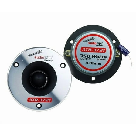 Audiopipe ATR-3721 3.75 Inch 350 Watt Titanium Car Audio Bullet Tweeter, Pair