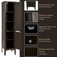 thumbnail image 5 of Costway Freestanding Bathroom Storage Cabinet Linen Tower Kitchen Living Room Brown, 5 of 10
