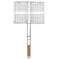 thumbnail image 3 of Fish Grill Basket, Rustproof Easy To Operate BBQ Grill Basket  For BBQ, 3 of 8