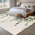 thumbnail image 4 of 8'x10' Area Rugs, Sage Green Eucalyptus Indoor Outdoor Area Rug for Living Room Bedroom, Farmhouse Weeping Leaves Linen Washable Bathroom Rugs Kitchen Floor Carpet Mats Home Decor Aesthetic, 4 of 8