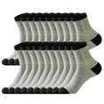 thumbnail image 2 of Awdenio 10 Pairs Men's Athletic Ankle Socks Cushioned Sweat-absorbing Breathable Sports Running Socks, 2 of 3